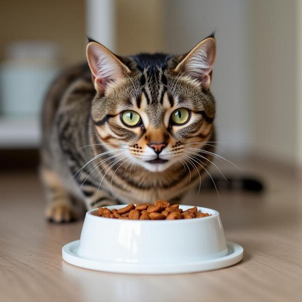 Gato comiendo Acana Gatos Esterilizados