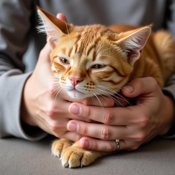 Soñar con acariciar un gato amarillo: Interpretación