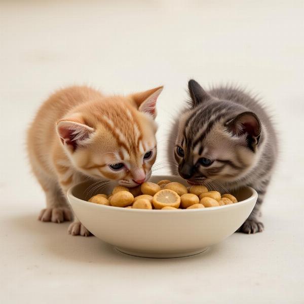 Alimentación y desarrollo de los gatitos