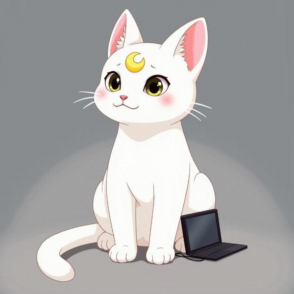 Artemis, el gato consejero de Sailor Moon