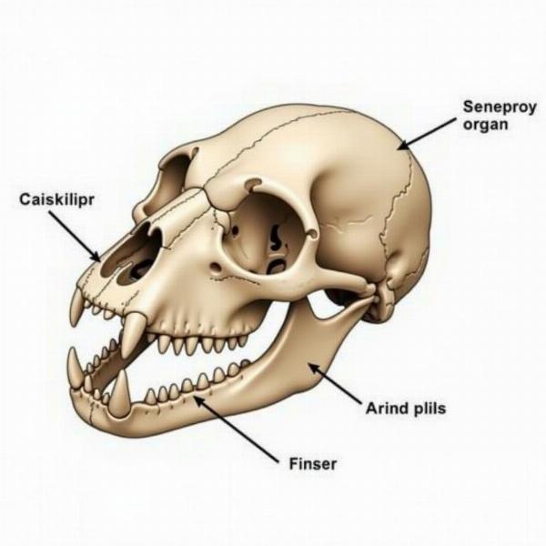 Hộp sọ mèo và các cơ quan cảm giác