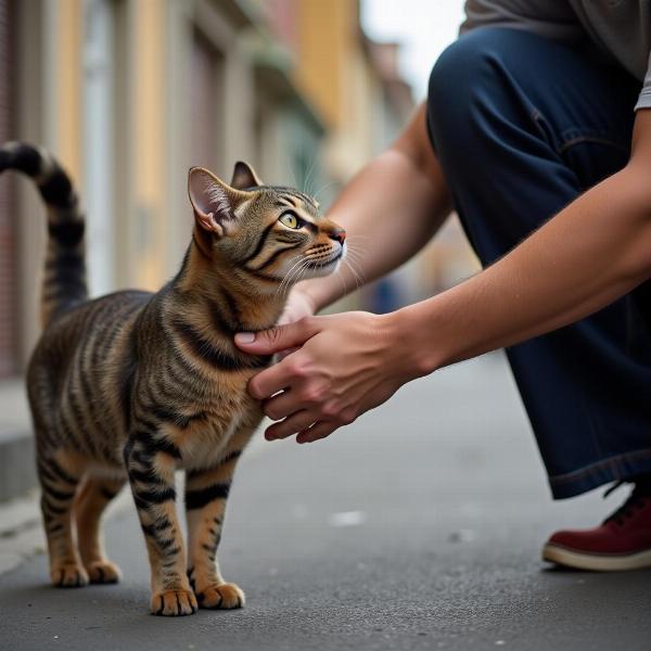 Cuidando gatos callejeros inspirados por las enseñanzas de Jesús