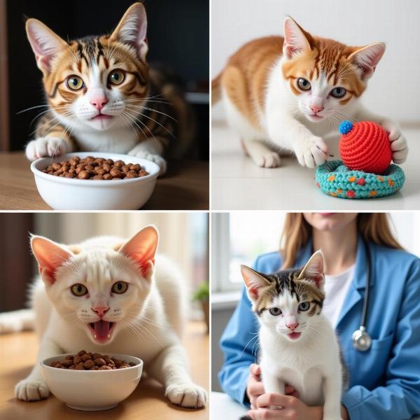 Cuidado integral del gato: alimentación, ejercicio y visitas al veterinario