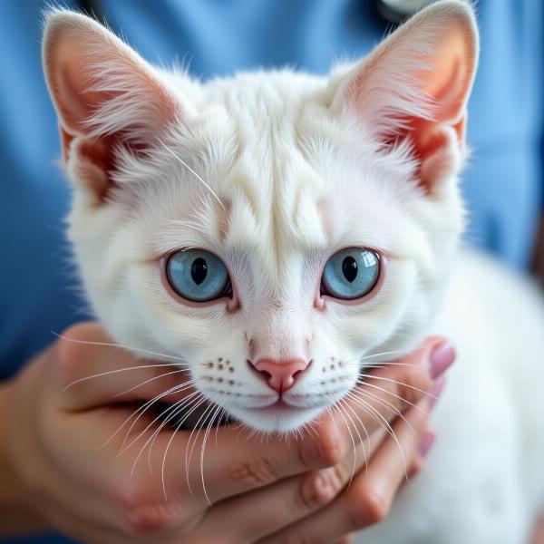 Cuidados Esenciales para Gatos Blancos con Ojos Azules