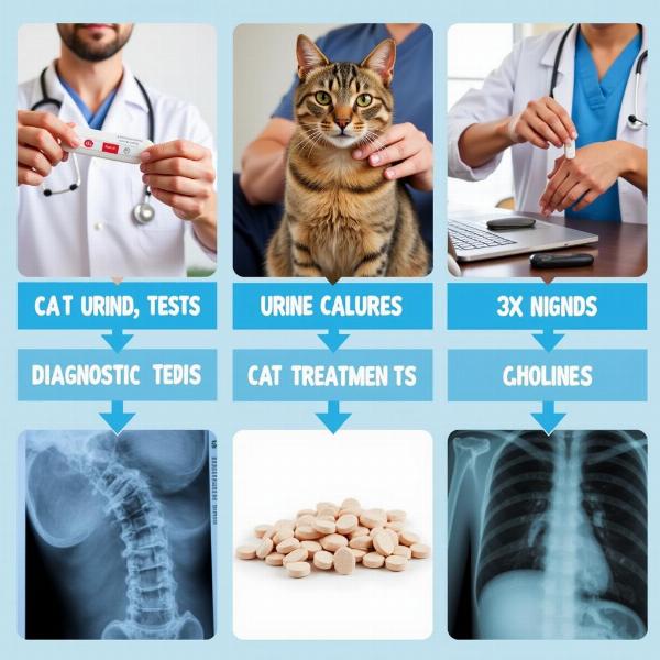 Diagnóstico y tratamiento de la infección urinaria en gatas