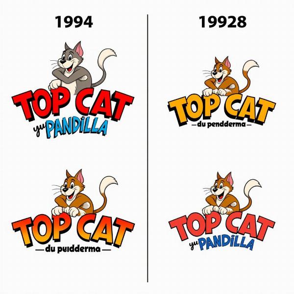 Evolución del Logo de Don Gato y su Pandilla