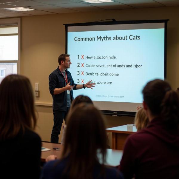 Dr. Andrew Cook desmintiendo mitos sobre los gatos