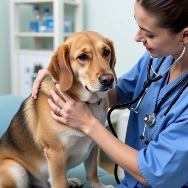 Medir la frecuencia cardíaca en perros y gatos