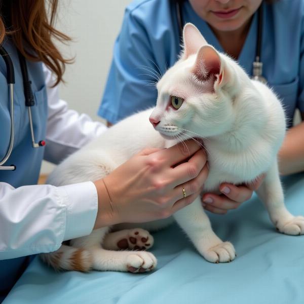 Comportamiento de una gata recién esterilizada