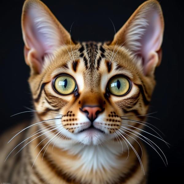 Gato Bengalí con Ojos Diamante