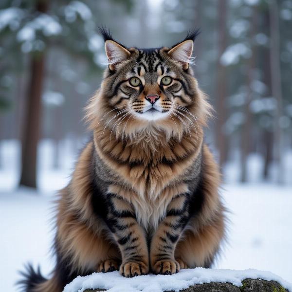 Gato Bosque de Noruega: Características Físicas