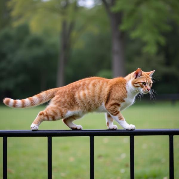 Equilibrio felino y la importancia de la cola