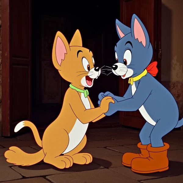 Pierre y la Princesa en El Gato con Botas (1961)