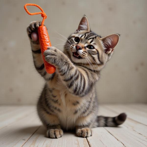 Gato Exótico Jugando