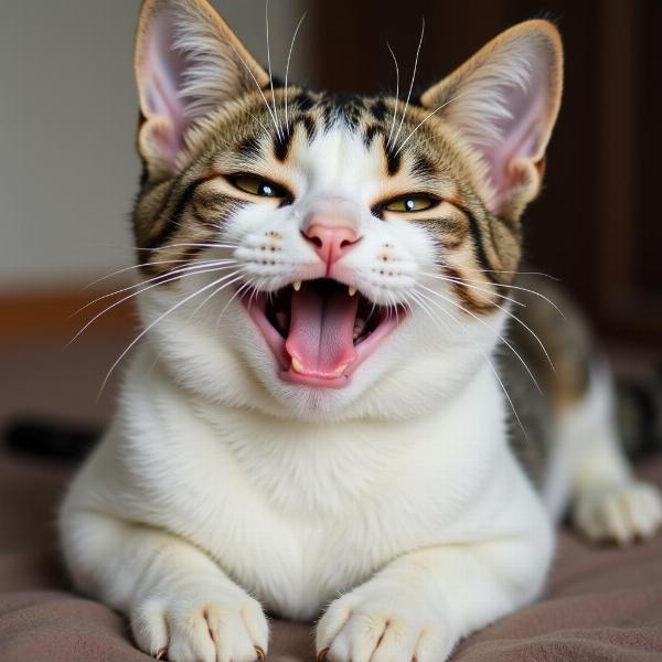 Señales de un gato feliz