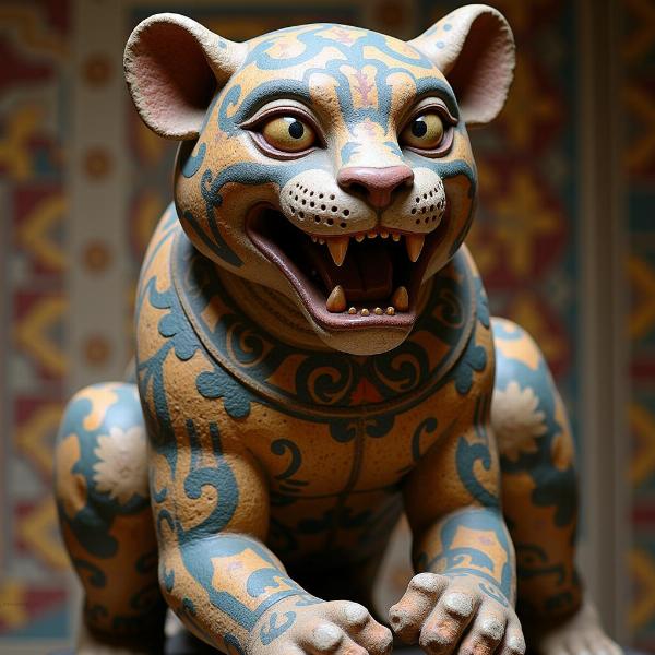 Gato en la cultura Maya, representación de deidades felinas en la cultura hispana