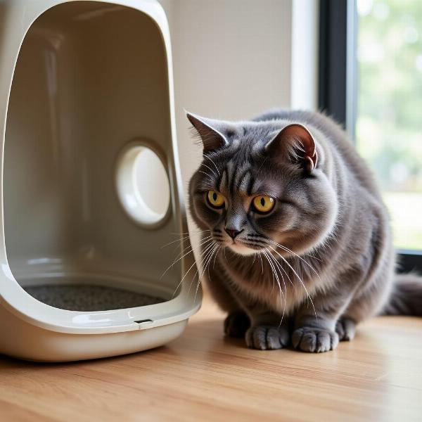 Gato orinando fuera de la caja de arena: posibles causas