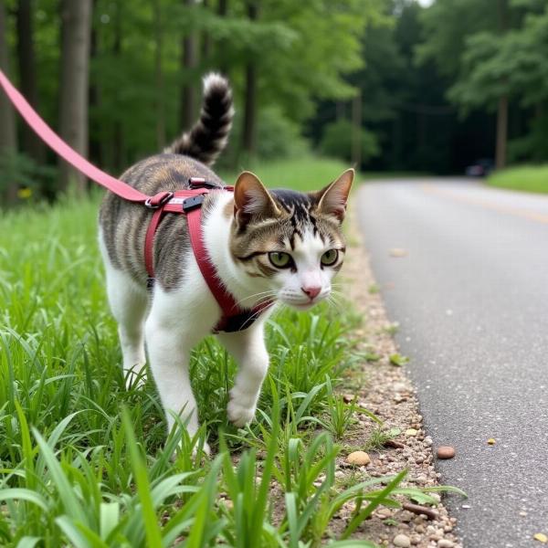 Paseo felino cerca del Los Gatos Creek Trail