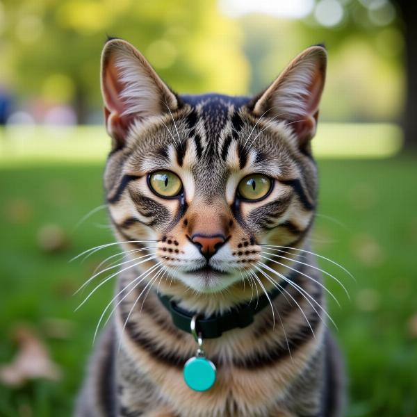 Gato perdido con microchip busca a su dueño