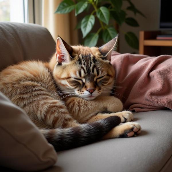 Gato Persa Exótico en Familia