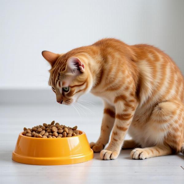 Gato Rechazando Comida - Salud Felina