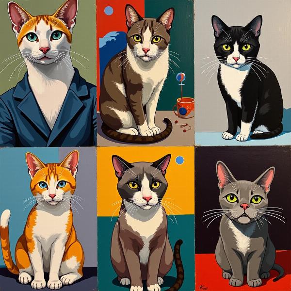 Gatos en el arte moderno: desde el cubismo de Picasso hasta el surrealismo de Dalí.