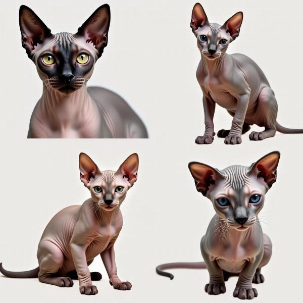 Gatos sin pelo: Sphynx, Donskoy, Peterbald y Levkoy Ucraniano