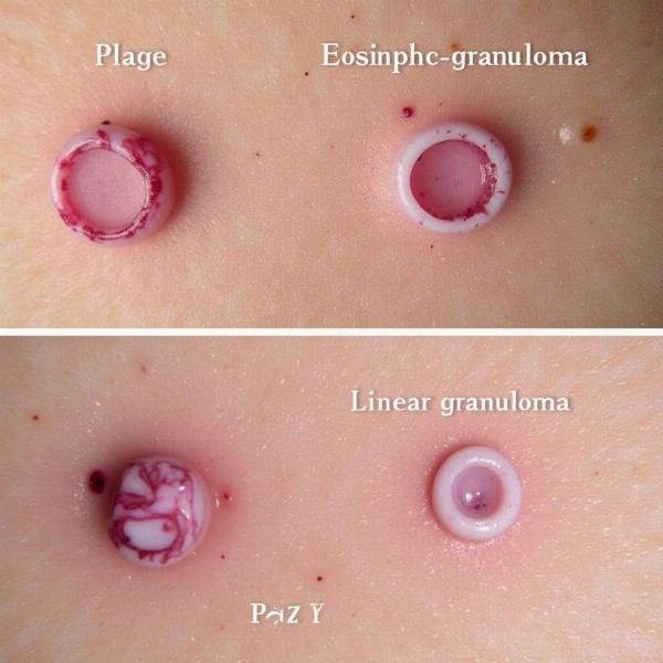 Síntomas del Granuloma Eosinofílico en Gatos