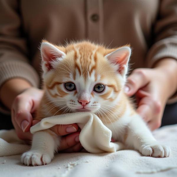 Cómo cuidar un gato bebé