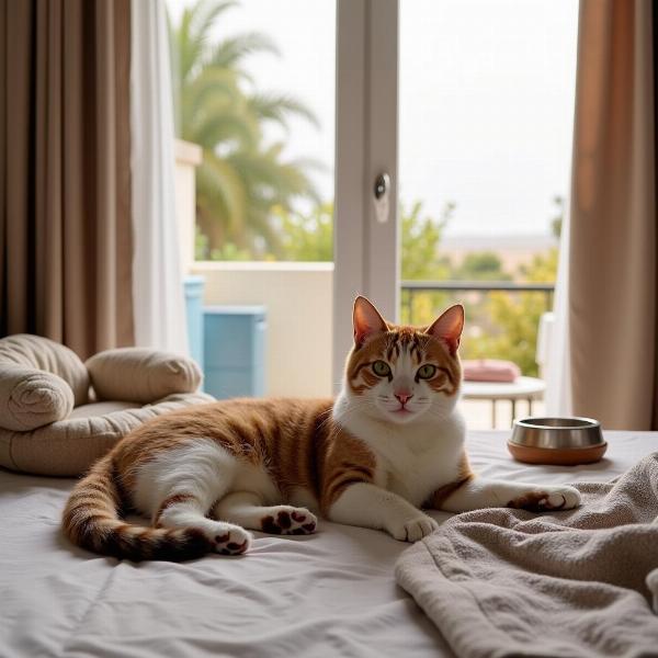 Hotel en Cabo de Gata con gato