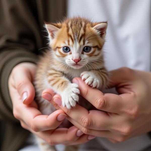 Identificar el sexo de un gatito