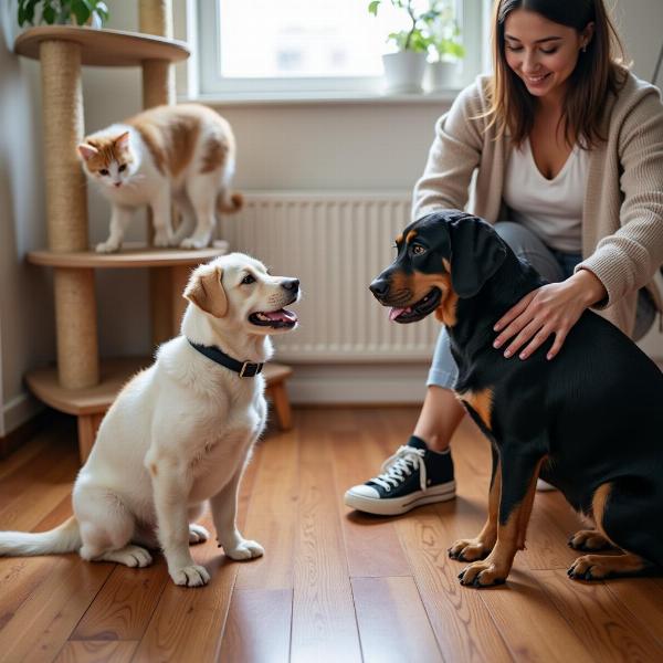 Como el perro y el gato: La compleja relación entre felinos y canes en 2017 y más allá