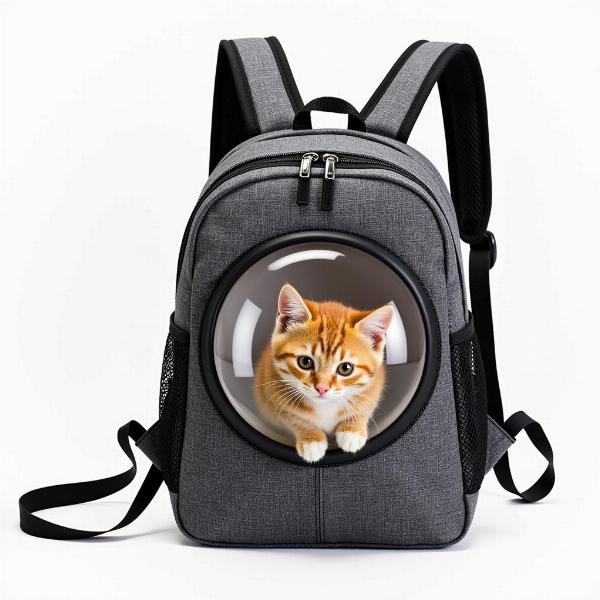 Mochila transportadora para gatos