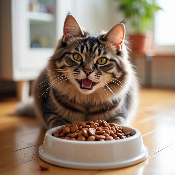 Beneficios del pienso para gatos sin cereales