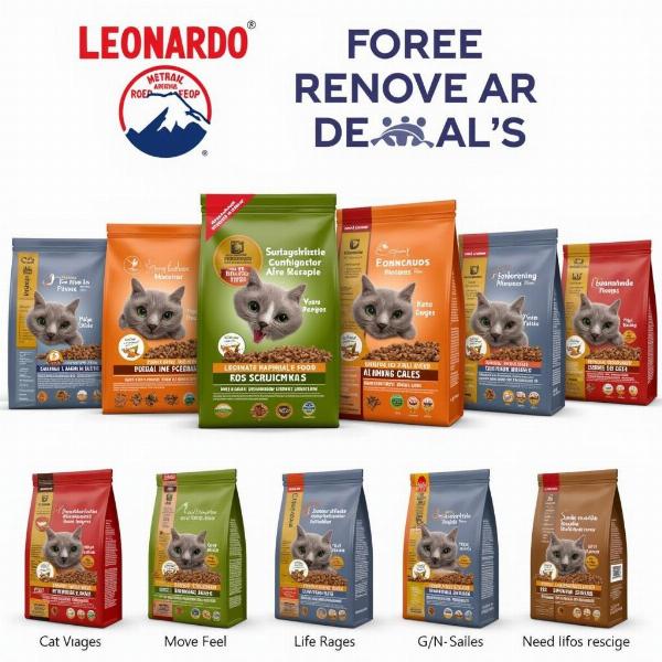 Variedad de recetas de pienso Leonardo