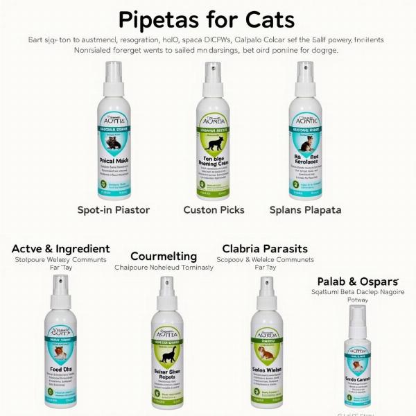 Tipos de pipetas para gatos