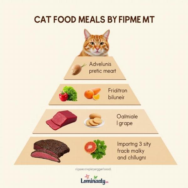 Pirámide de Alimentos para Gatos: Comida Casera