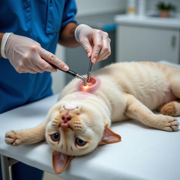 Precio Sondar Gato en la Clínica Veterinaria