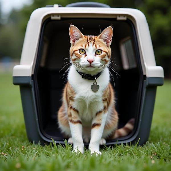 Preparación del gato para acampar en Las Negras