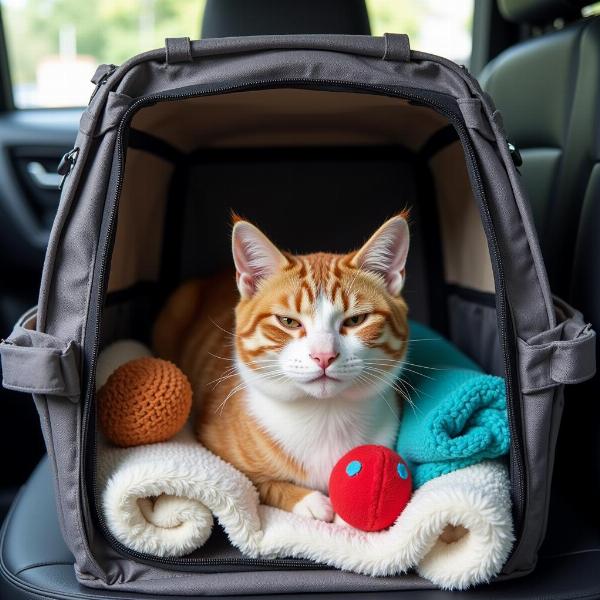 Preparando a tu gato para el viaje