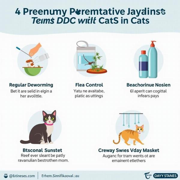 Prevención de parásitos intestinales en gatos