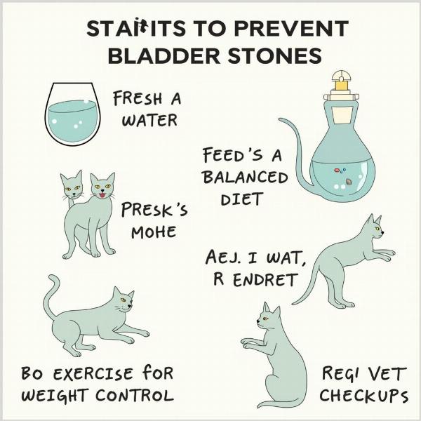 Consejos para prevenir las piedras en la vejiga en gatos