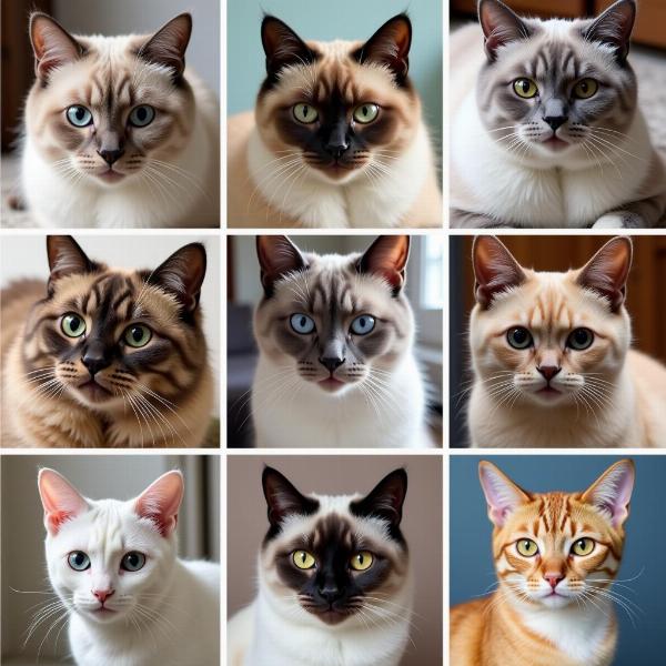 Razas de Gatos y Expresiones Faciales