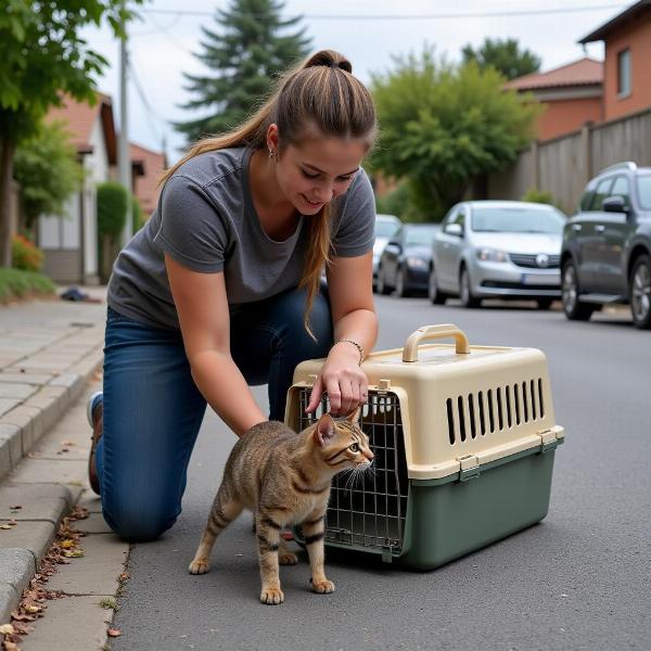 Rescate de un gato en Gorgos