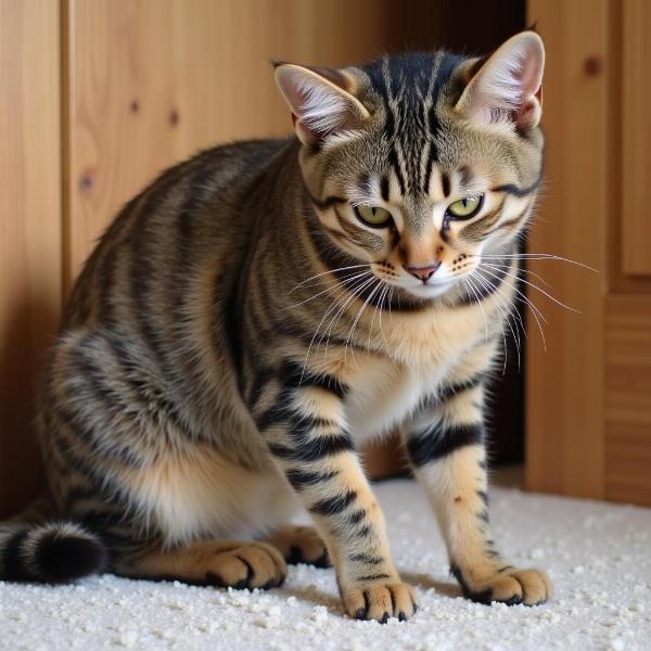 Síntomas de parásitos en gatos: picazón y pérdida de pelo