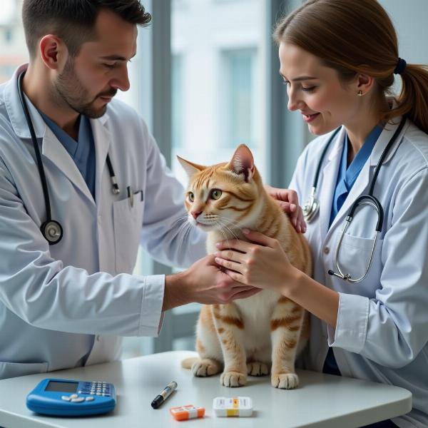 Tratamiento para cristales en la orina de gatos