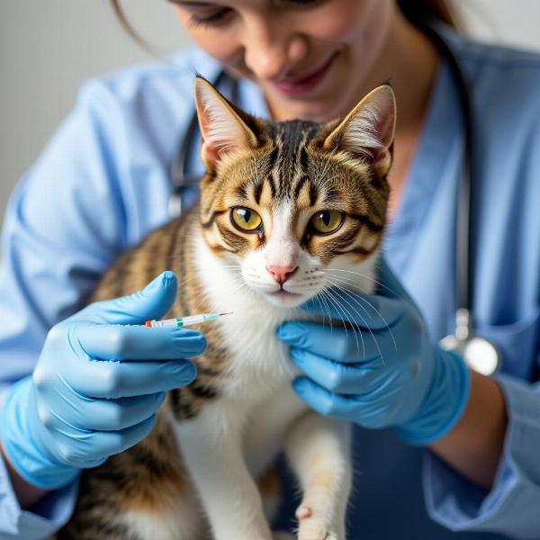 Tratamiento para problemas hepáticos en felinos